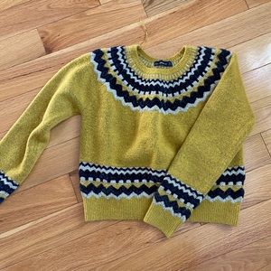 Zara mustard sweater